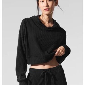 ALO Yoga - Muse Hoodie and Pants set - women’s Black Small